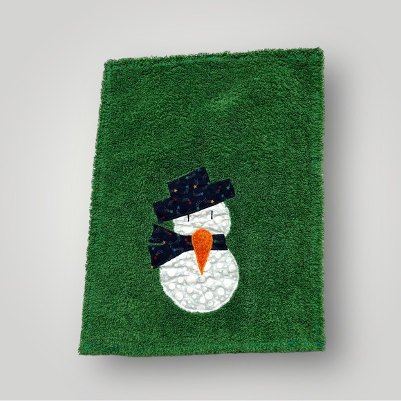 Lot/3 𝑯𝒂𝒏𝒅𝒎𝒂𝒅𝒆 Holiday Hand Towels 🎁 - Picture 2 of 15